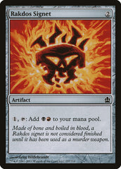 Sinete Rakdos / Rakdos Signet - Magic: The Gathering - MoxLand