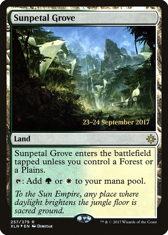 Bosque da Pétala Solar / Sunpetal Grove - Magic: The Gathering - MoxLand