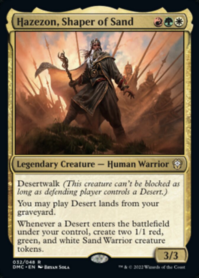 Hazezon, Moldador de Areia / Hazezon, Shaper of Sand - Magic: The Gathering - MoxLand