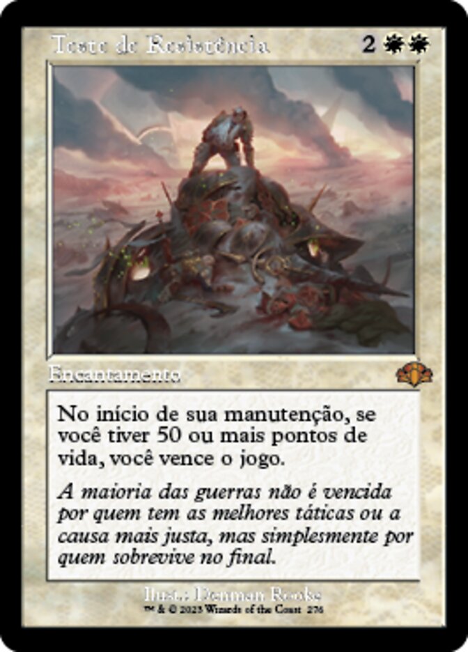 Teste de Resistência / Test of Endurance - Magic: The Gathering - MoxLand