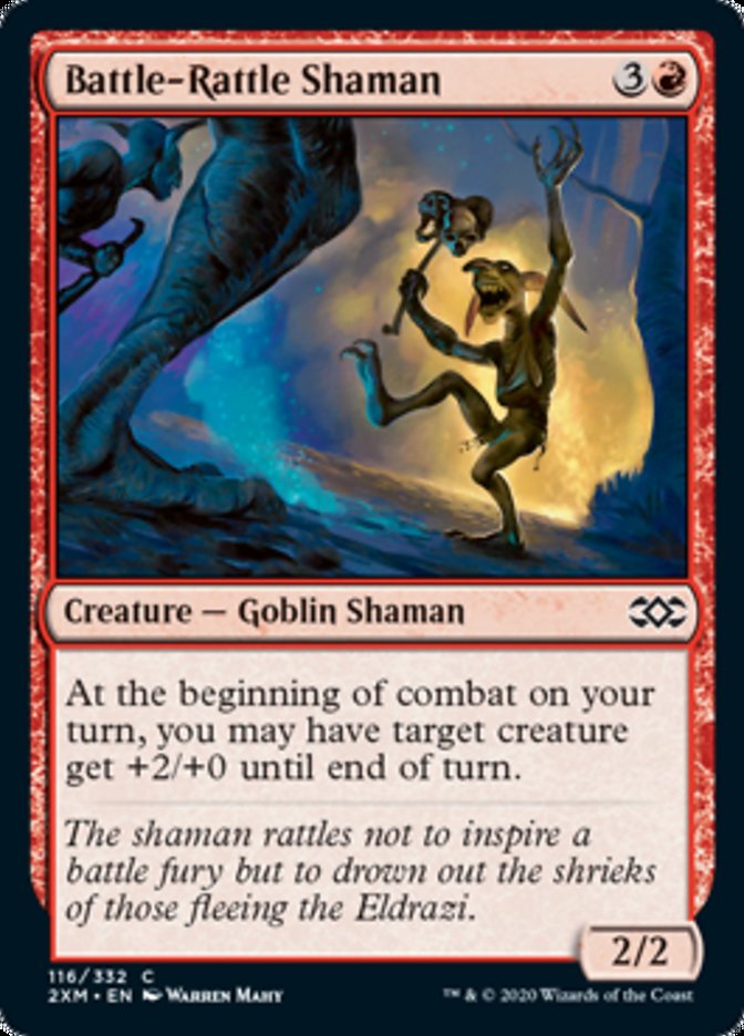 Xamã do Chocalho-de-Guerra / Battle-Rattle Shaman - Magic: The Gathering - MoxLand