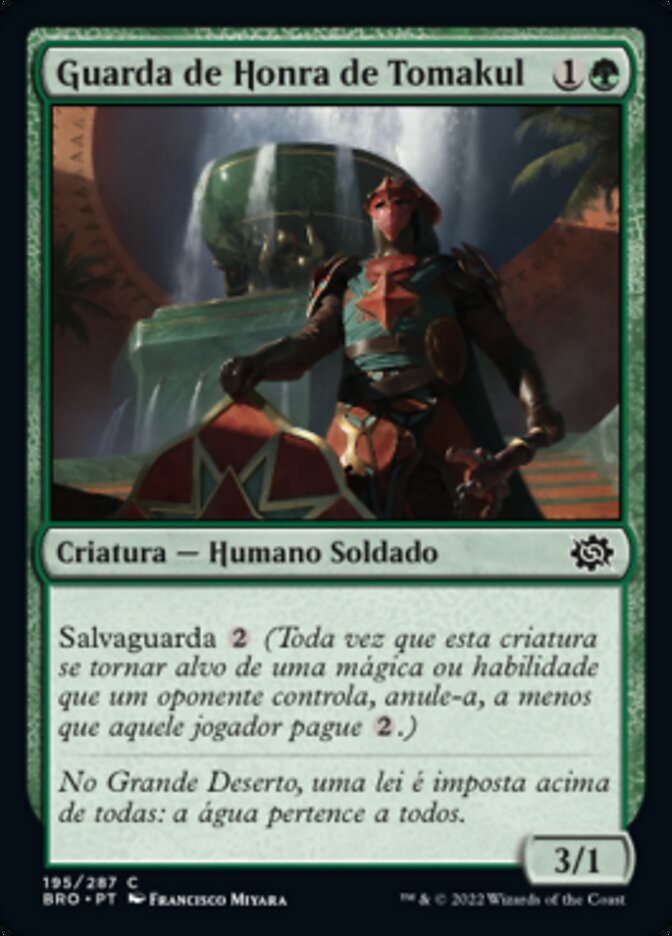 Guarda de Honra de Tomakul / Tomakul Honor Guard - Magic: The Gathering - MoxLand