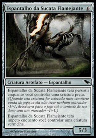 Espantalho da Sucata Flamejante / Rattleblaze Scarecrow - Magic: The Gathering - MoxLand