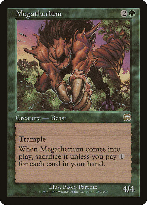 Megatério / Megatherium - Magic: The Gathering - MoxLand