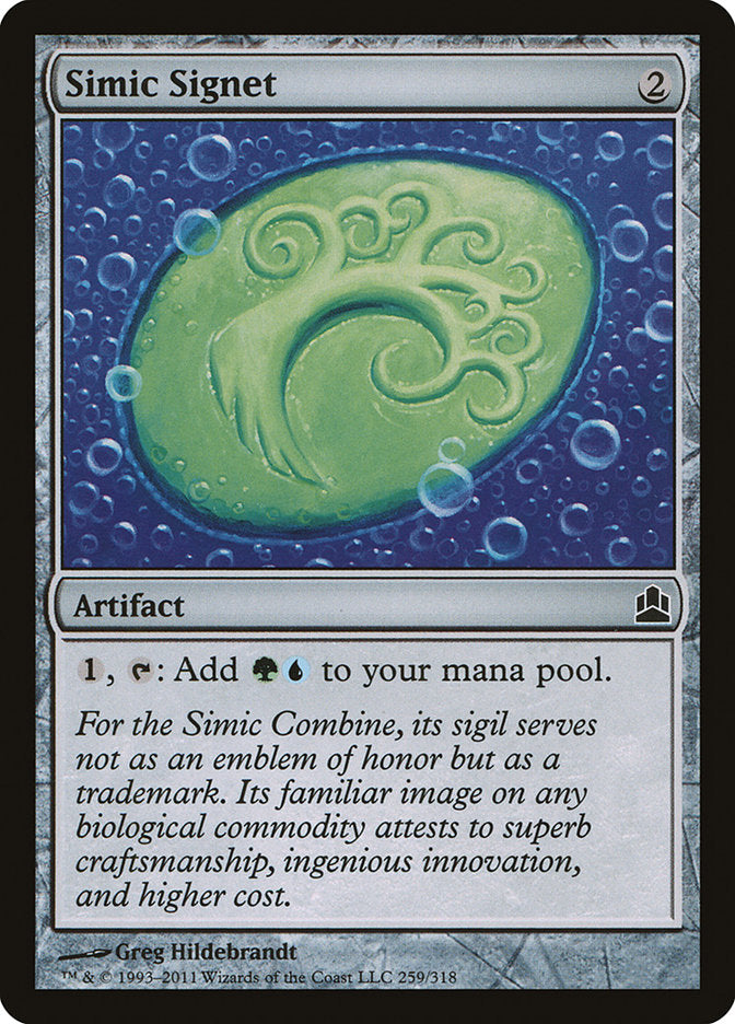 Sinete Simic / Simic Signet - Magic: The Gathering - MoxLand