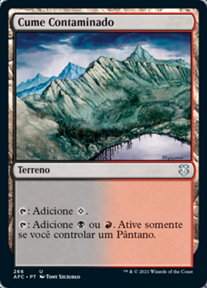 Cume Contaminado / Tainted Peak - Magic: The Gathering - MoxLand