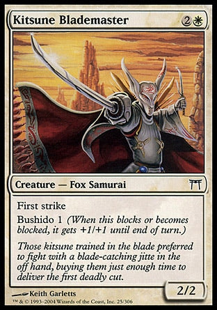 Mestre das Lâminas Kitsune / Kitsune Blademaster - Magic: The Gathering - MoxLand