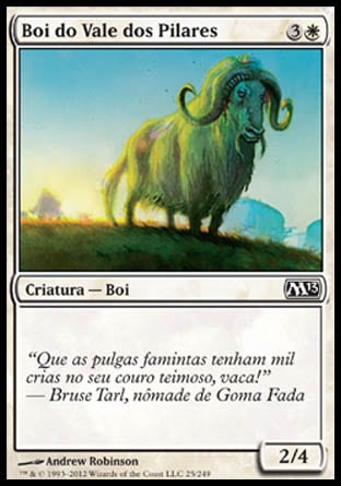 Boi do Vale dos Pilares / Pillarfield Ox - Magic: The Gathering - MoxLand