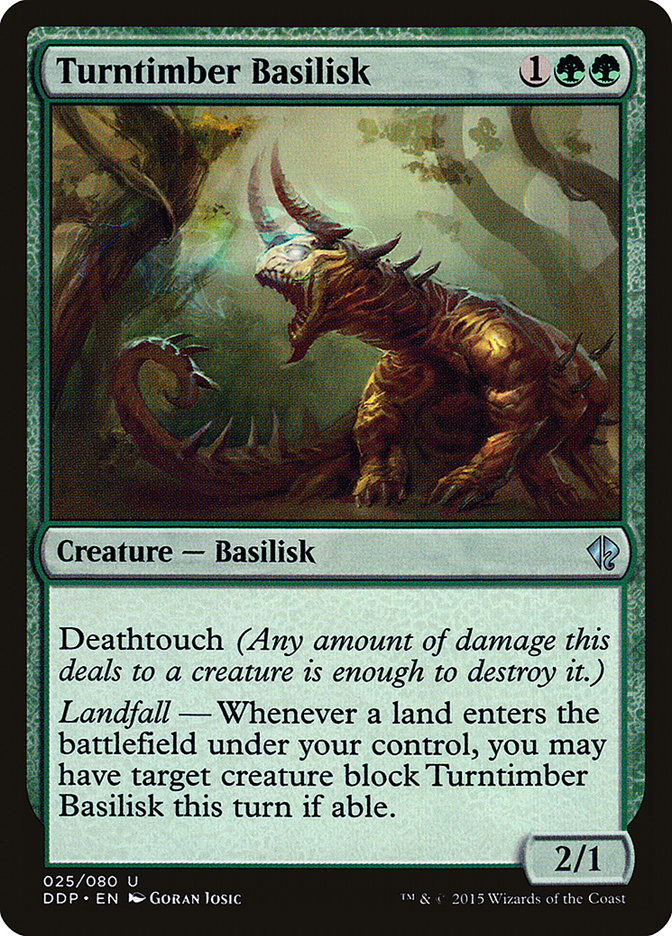 Basilisco de Virapau / Turntimber Basilisk - Magic: The Gathering - MoxLand