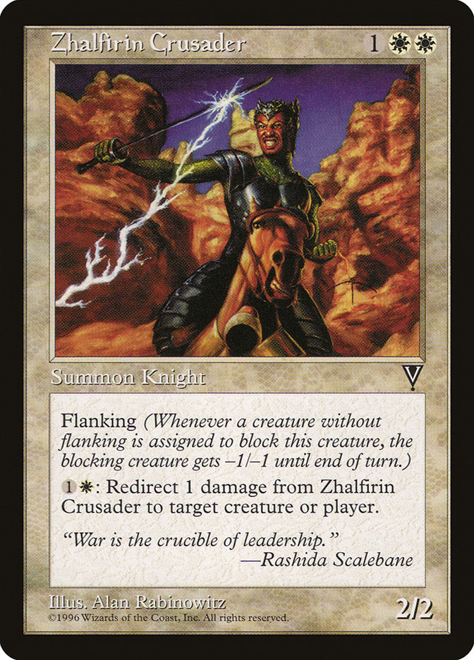 Cruzado Zhalfiriano / Zhalfirin Crusader - Magic: The Gathering - MoxLand