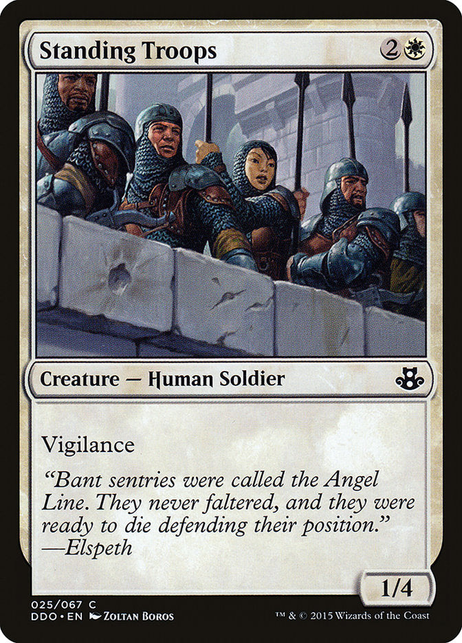 Tropas Posicionadas / Standing Troops - Magic: The Gathering - MoxLand