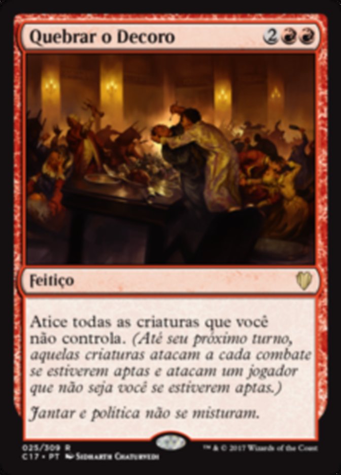 Quebrar o Decoro / Disrupt Decorum - Magic: The Gathering - MoxLand