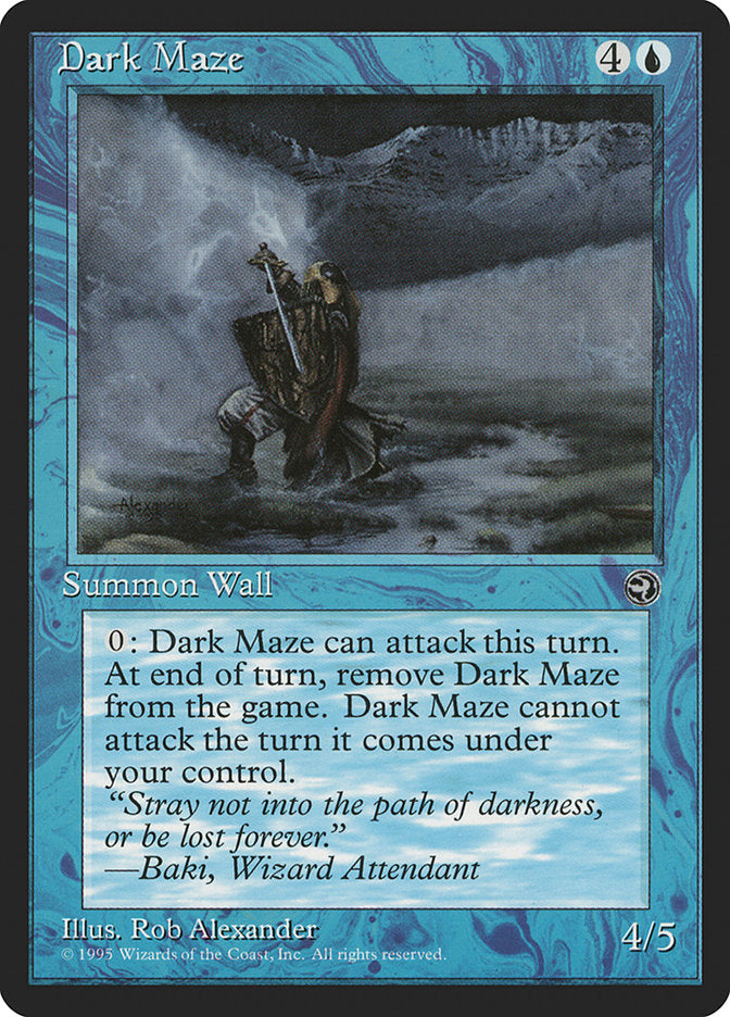 Labirinto Sombrio / Dark Maze - Magic: The Gathering - MoxLand