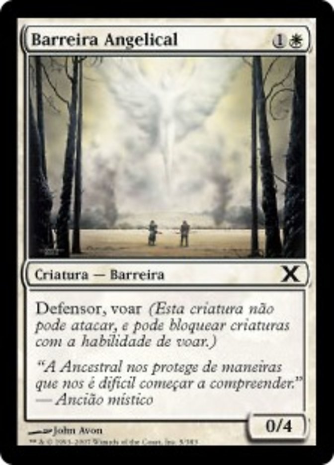 Barreira Angelical / Angelic Wall - Magic: The Gathering - MoxLand