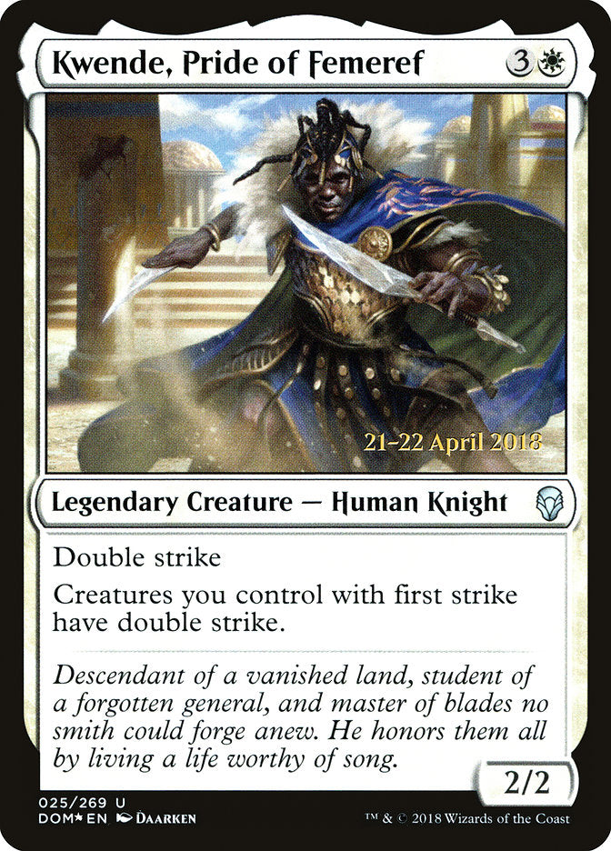 Kwende, Orgulho de Femeref / Kwende, Pride of Femeref - Magic: The Gathering - MoxLand