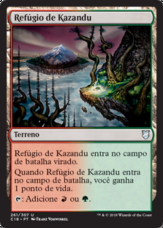 Refúgio de Kazandu / Kazandu Refuge - Magic: The Gathering - MoxLand