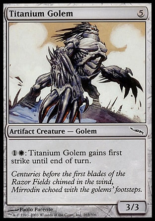 Golem de Titânio / Titanium Golem - Magic: The Gathering - MoxLand