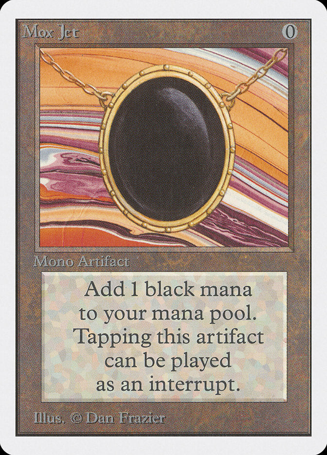 Mox de Azeviche / Mox Jet - Magic: The Gathering - MoxLand