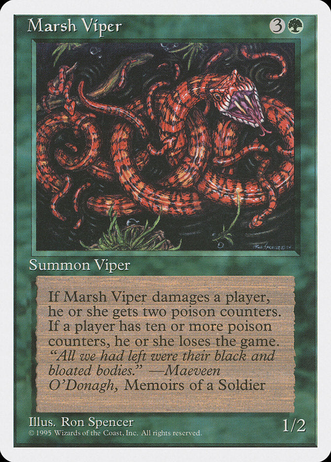 Víbora do Brejo / Marsh Viper - Magic: The Gathering - MoxLand