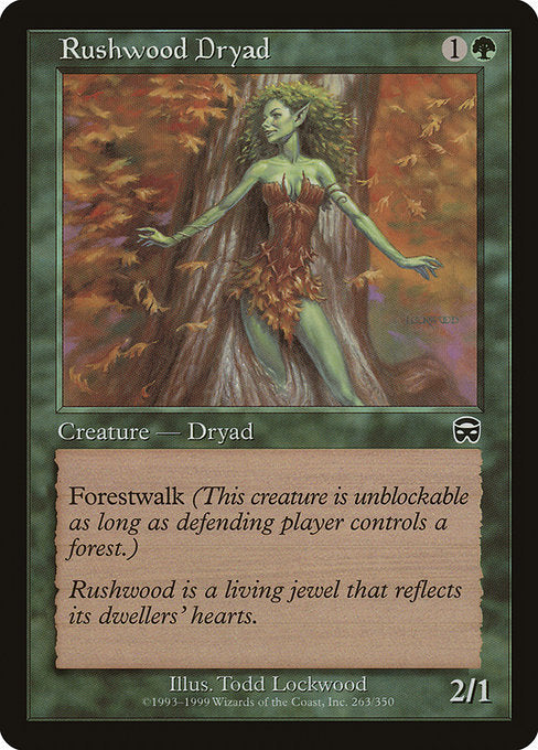 Dríade de Rushwood / Rushwood Dryad - Magic: The Gathering - MoxLand