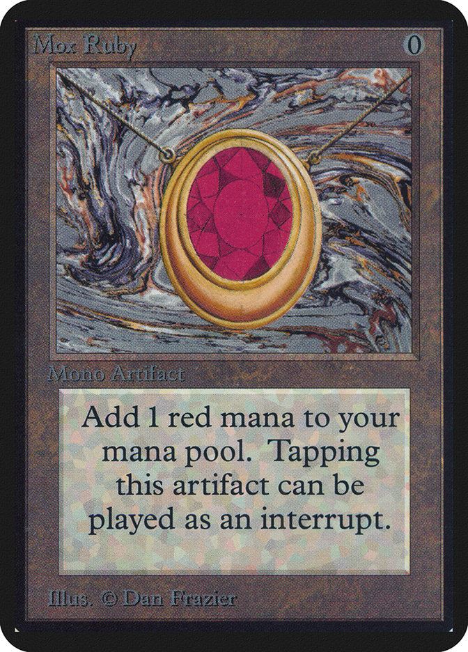 Mox de Rubi / Mox Ruby - Magic: The Gathering - MoxLand