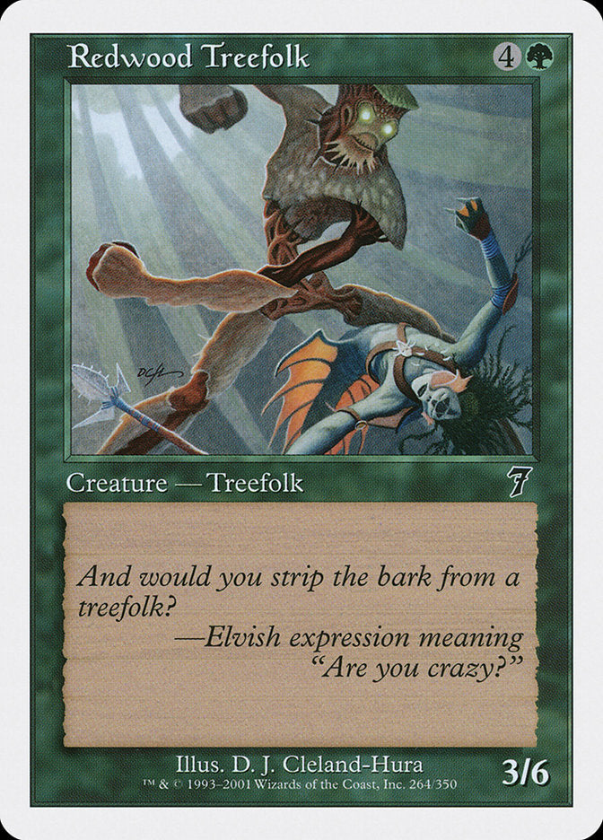 Ents de Redwood / Redwood Treefolk - Magic: The Gathering - MoxLand