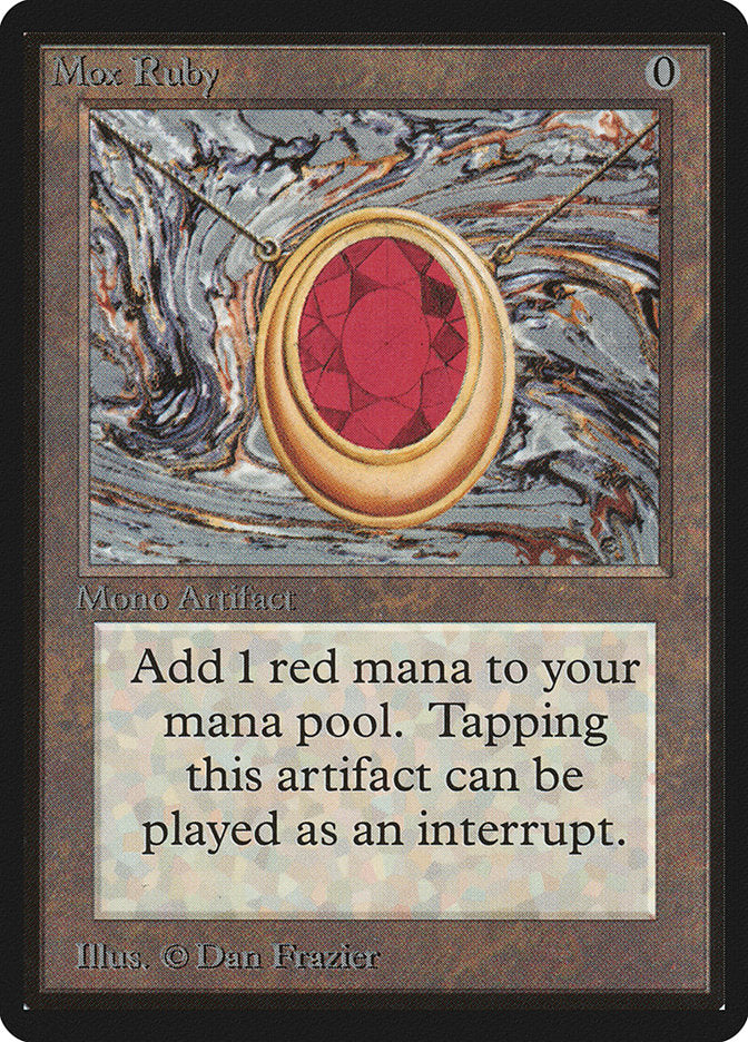 Mox de Rubi / Mox Ruby - Magic: The Gathering - MoxLand