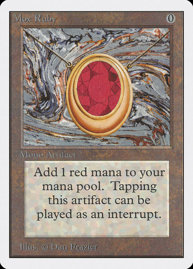 Mox de Rubi / Mox Ruby - Magic: The Gathering - MoxLand