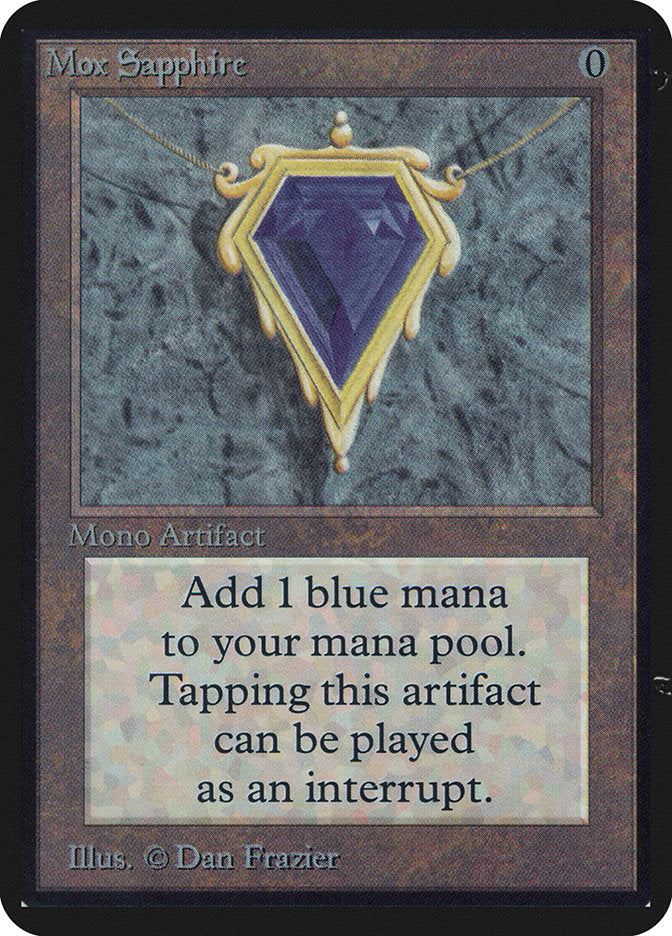 Mox de Safira / Mox Sapphire - Magic: The Gathering - MoxLand