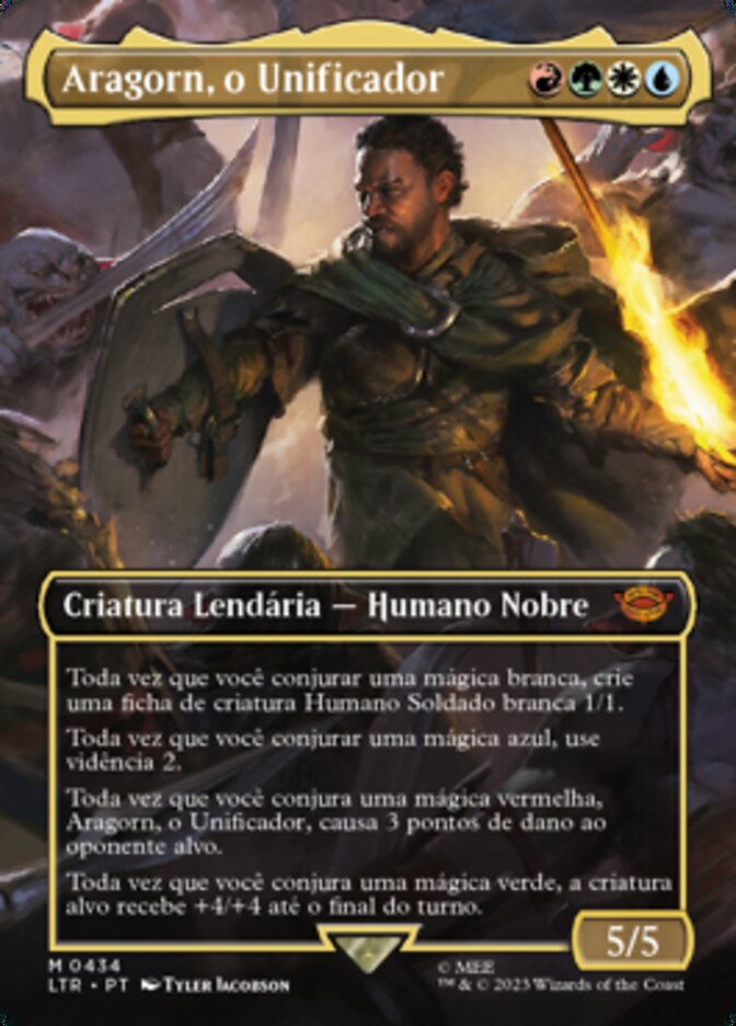 Aragorn, o Unificador / Aragorn, the Uniter - Magic: The Gathering - MoxLand