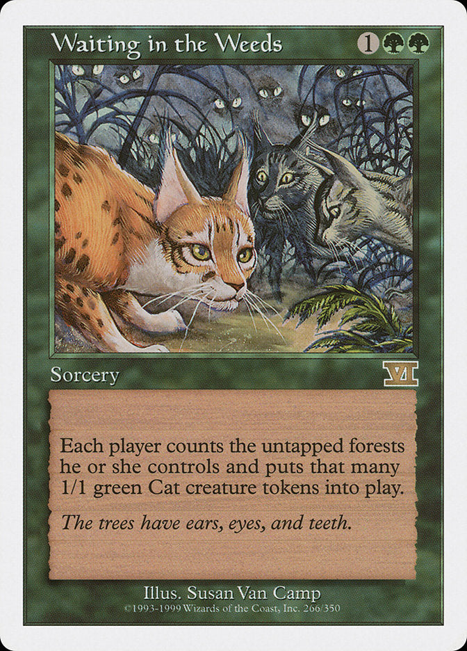 Espreita Entre Arbustos / Waiting in the Weeds - Magic: The Gathering - MoxLand