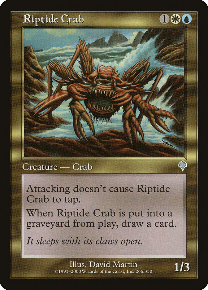 Caranguejo de Rebentação / Riptide Crab - Magic: The Gathering - MoxLand