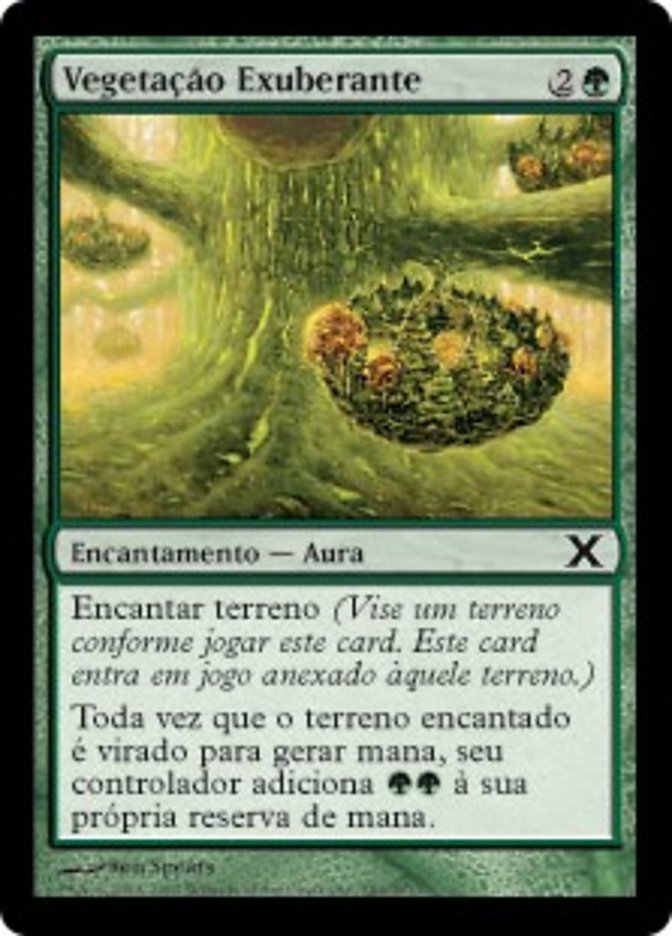 Vegetação Exuberante / Overgrowth - Magic: The Gathering - MoxLand