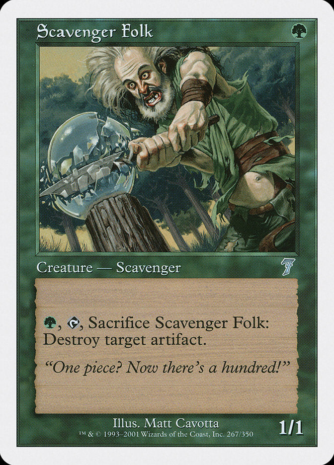 Povo Escamotador / Scavenger Folk - Magic: The Gathering - MoxLand