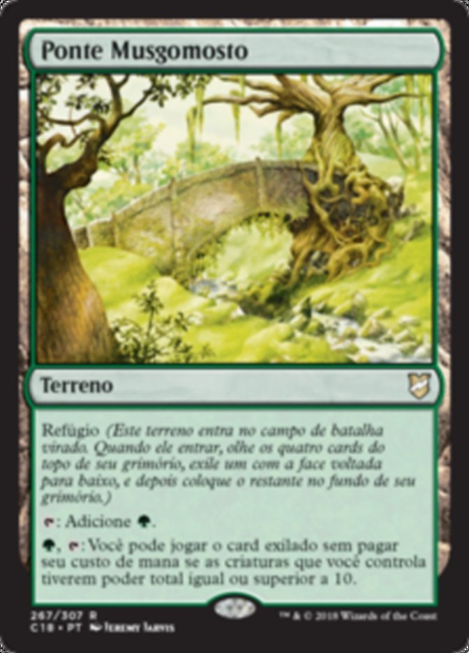 Ponte Musgomosto / Mosswort Bridge - Magic: The Gathering - MoxLand