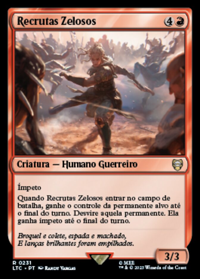 Recrutas Zelosos / Zealous Conscripts - Magic: The Gathering - MoxLand