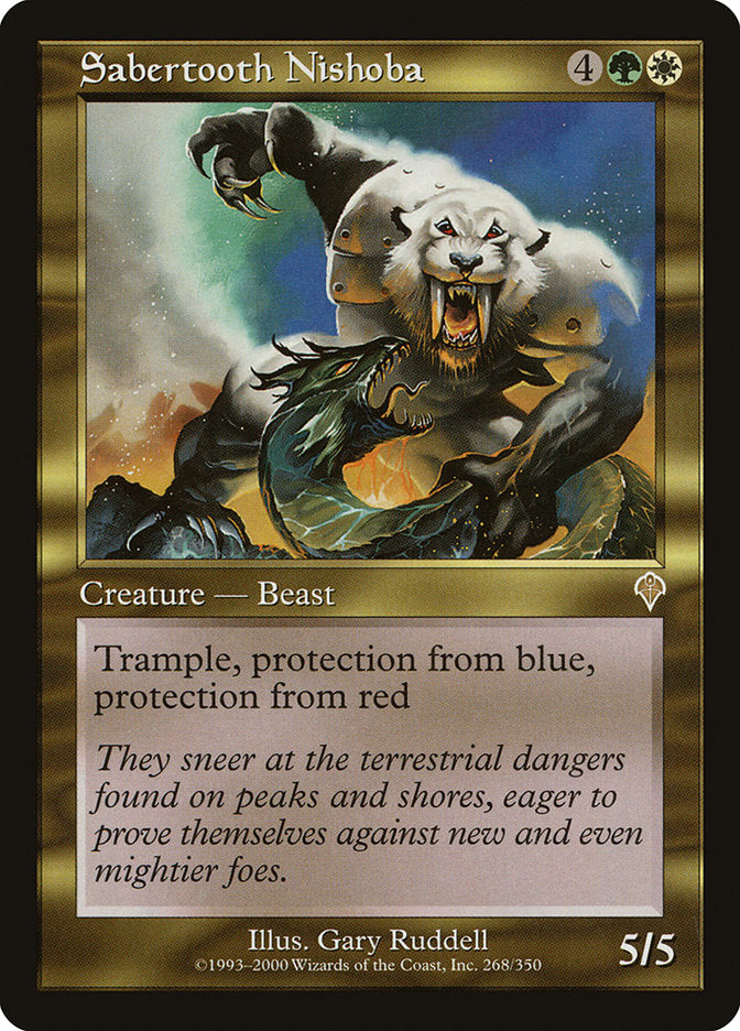 Nishoba de Dentes de Sabre / Sabertooth Nishoba - Magic: The Gathering - MoxLand