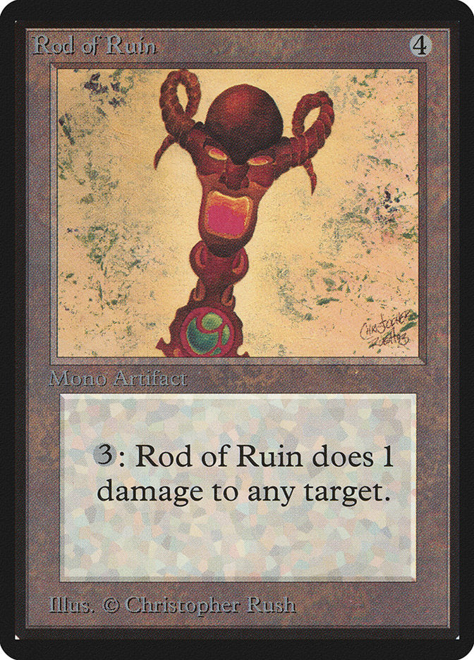 Bastão da Ruína / Rod of Ruin - Magic: The Gathering - MoxLand