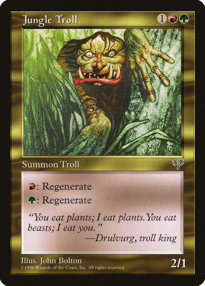 Trol da Selva / Jungle Troll - Magic: The Gathering - MoxLand