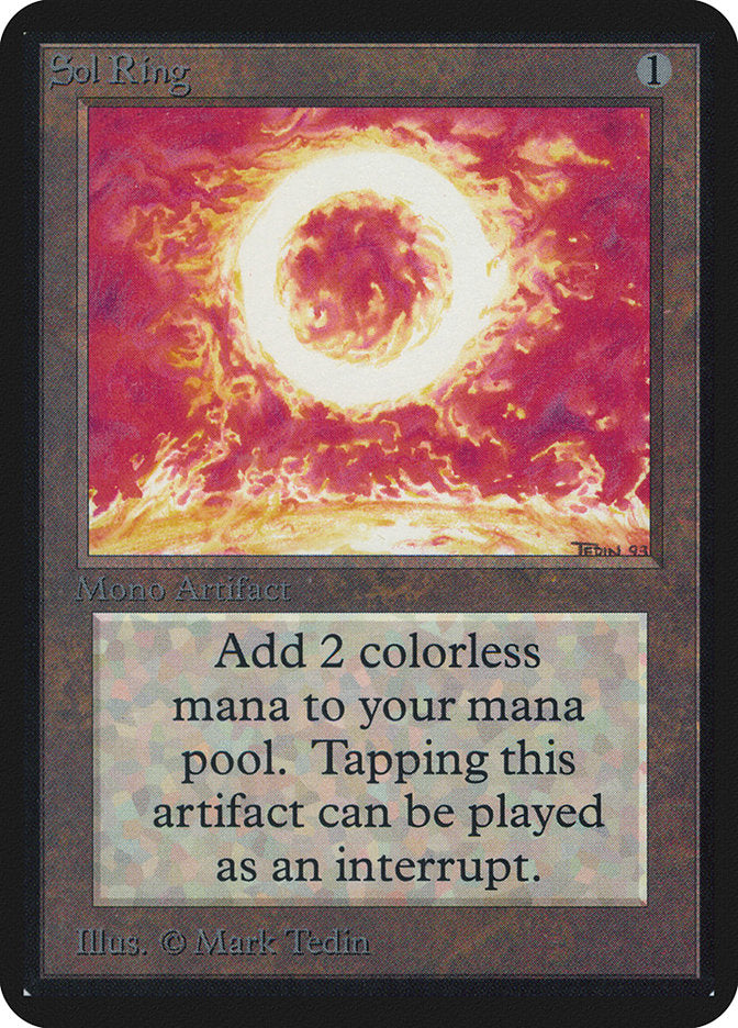 Anel Solar / Sol Ring - Magic: The Gathering - MoxLand