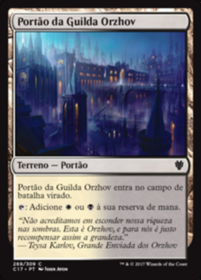 Portão da Guilda Orzhov / Orzhov Guildgate - Magic: The Gathering - MoxLand