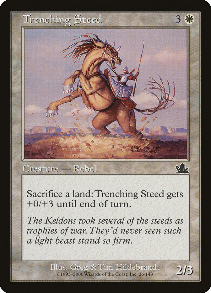 Corcel de Trincheira / Trenching Steed - Magic: The Gathering - MoxLand