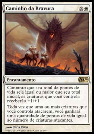 Caminho da Bravura / Path of Bravery - Magic: The Gathering - MoxLand