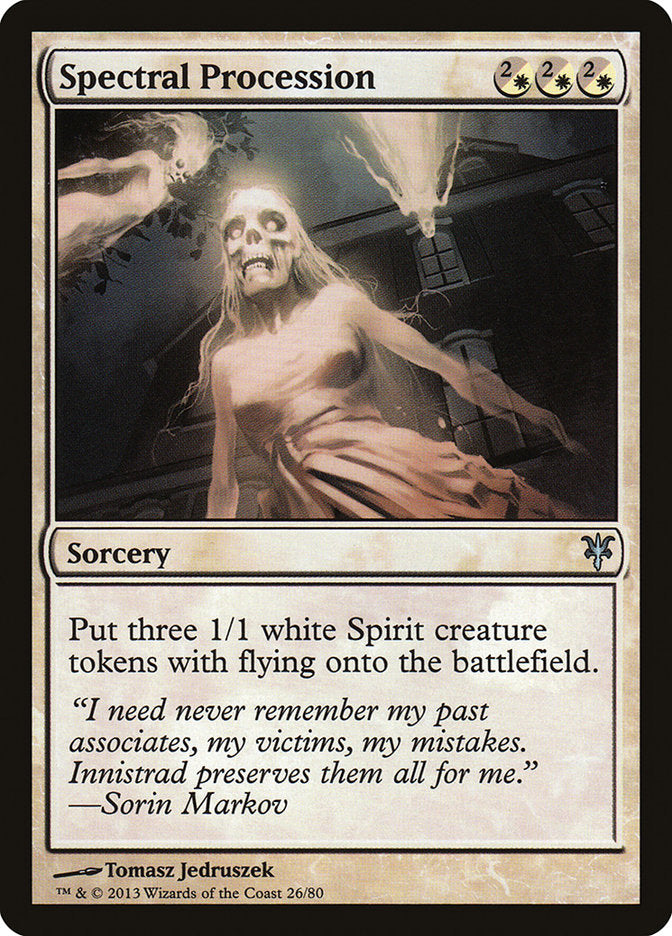 Procissão Espectral / Spectral Procession - Magic: The Gathering - MoxLand