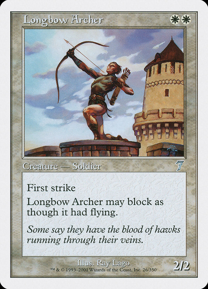 Arqueiro de Arco Longo / Longbow Archer - Magic: The Gathering - MoxLand