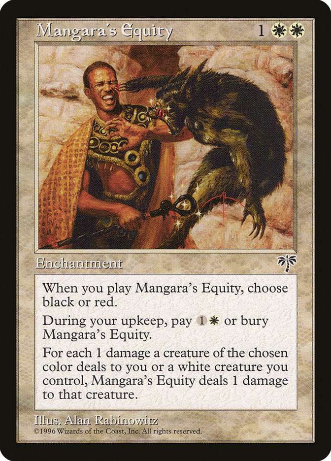 Eqüidade de Mangara / Mangara's Equity - Magic: The Gathering - MoxLand