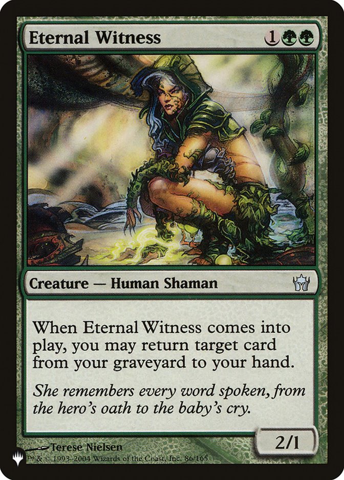 Testemunha Eterna / Eternal Witness - Magic: The Gathering - MoxLand