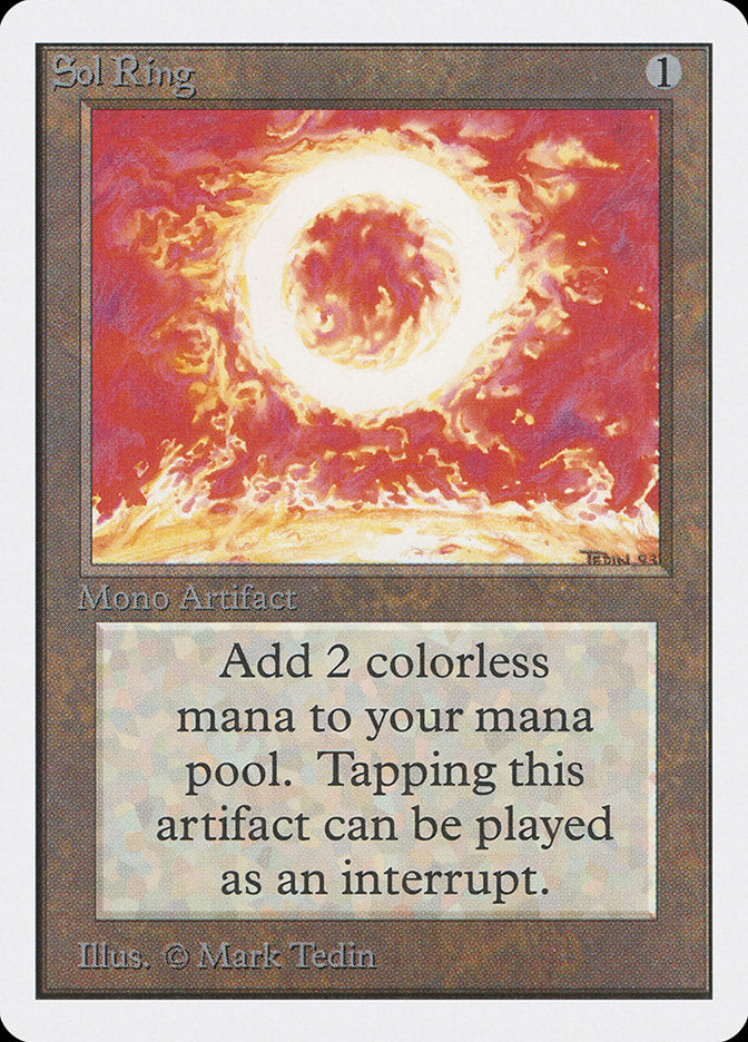 Anel Solar / Sol Ring - Magic: The Gathering - MoxLand