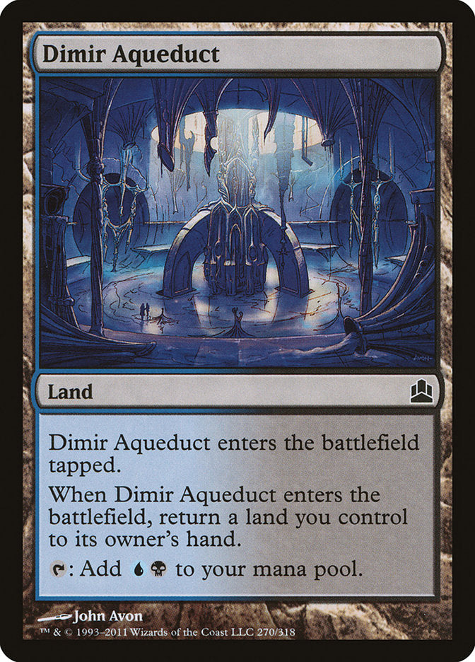 Aqueduto Dimir / Dimir Aqueduct - Magic: The Gathering - MoxLand