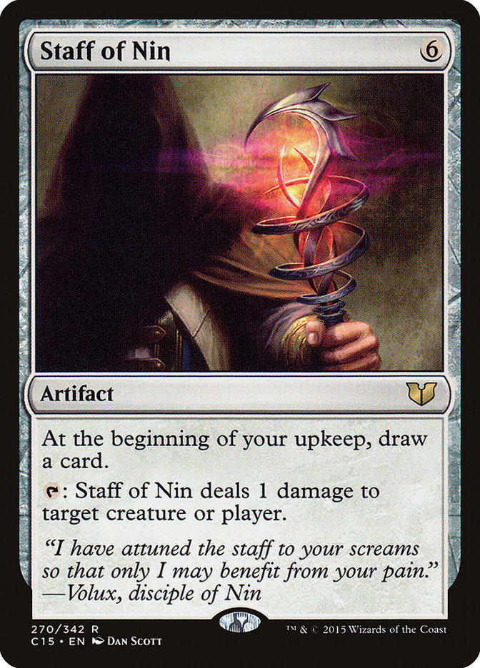 Cajado de Nin / Staff of Nin - Magic: The Gathering - MoxLand